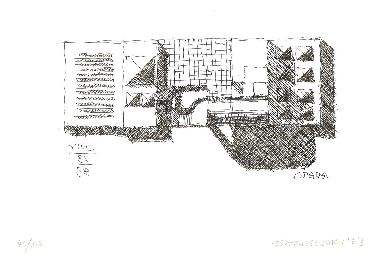 磯崎新の版画制作 第1回「ヴィッラ 1977年」 : ギャラリー ときの忘れもの
