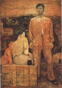 図3 松本竣介『画家の像』宮城県美術館所蔵2