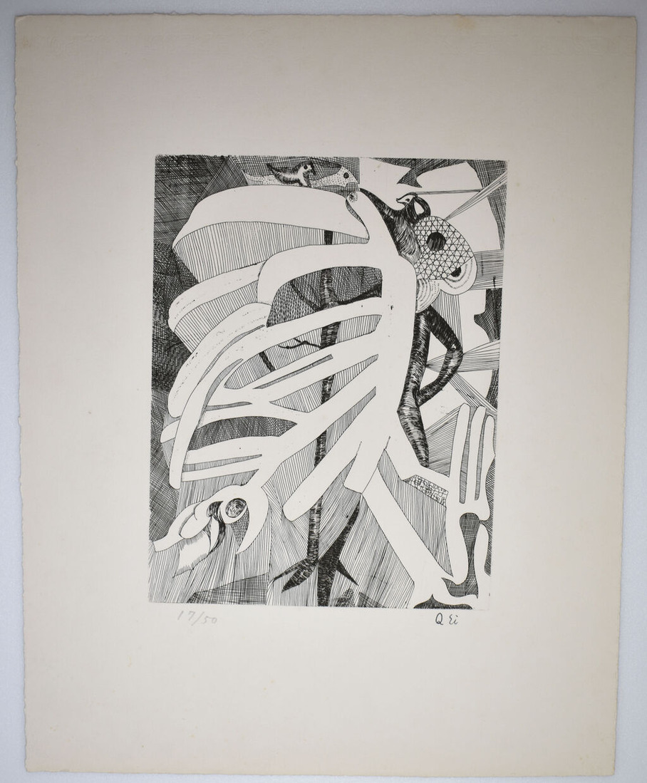 瑛九‗銅版画‗No.9 (2)