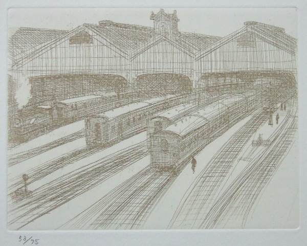 風間完銅版画集『パリ時代II道』銅版画11点組　限定75部　特製化粧函入り 風間完銅版画集『パリ時代II道』銅版画11点組 限定75部