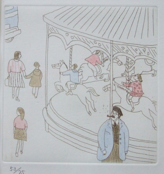 風間完銅版画集『パリ時代 Ⅱ 道』 : ギャラリー ときの忘れもの