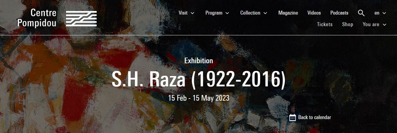 �����å�S�γ����ͥåȥ����ե��� No.112��S.H. Raza  �������ɡ��ϥ��������饶(1922-2016)��