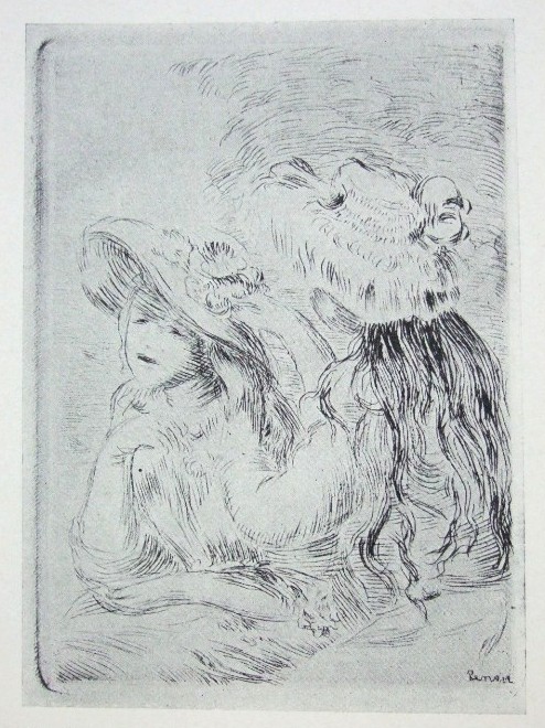ルノワールの銅版画