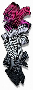 Operapink BRUSH 89x35x3cm mixed media 20221280