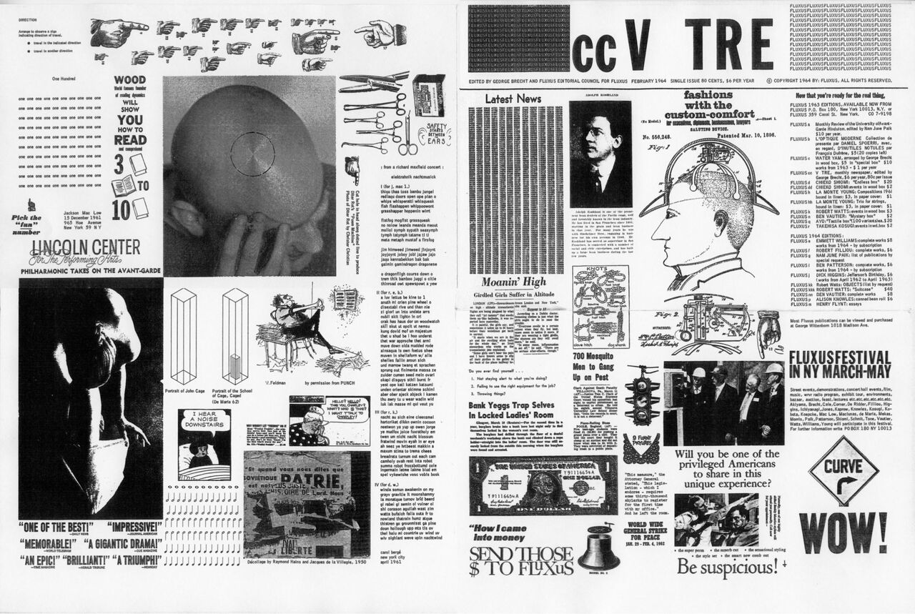 フルクサス新聞1号～6号（全11号）のご紹介 : ギャラリー ときの忘れもの