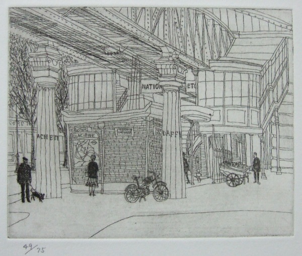 風間完銅版画集『パリ時代 Ⅰ 街』 : ギャラリー ときの忘れもの