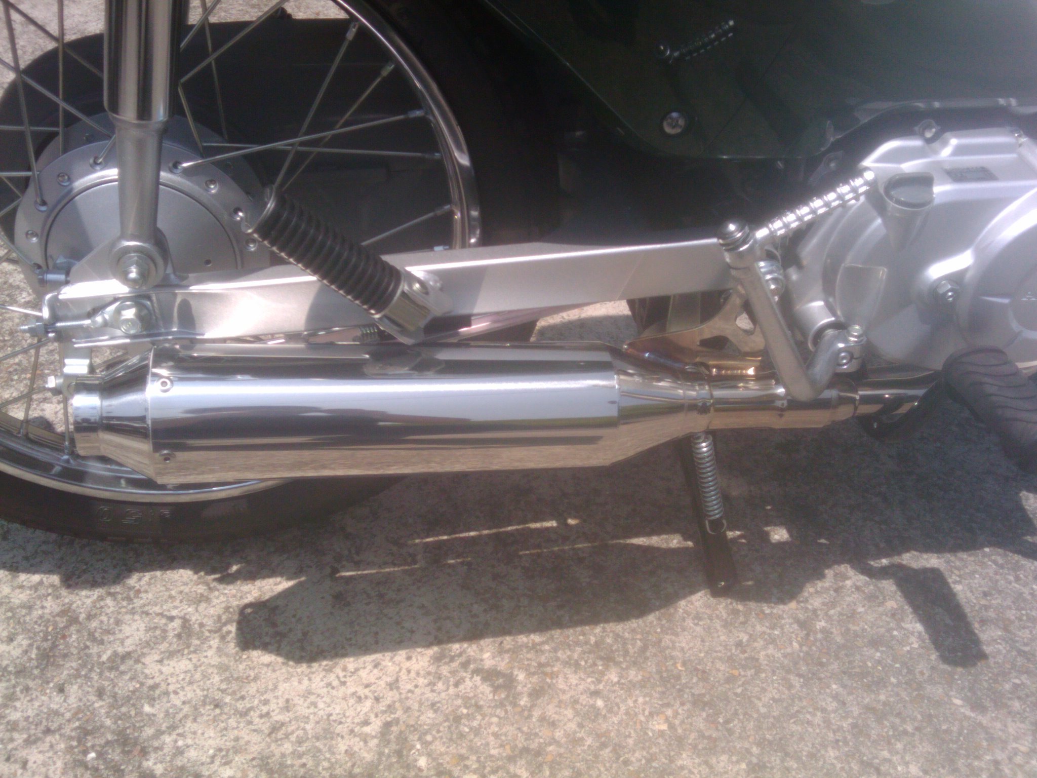 ナナカンパニー スーパーカブ110用マフラー インプレ トッキーのblog