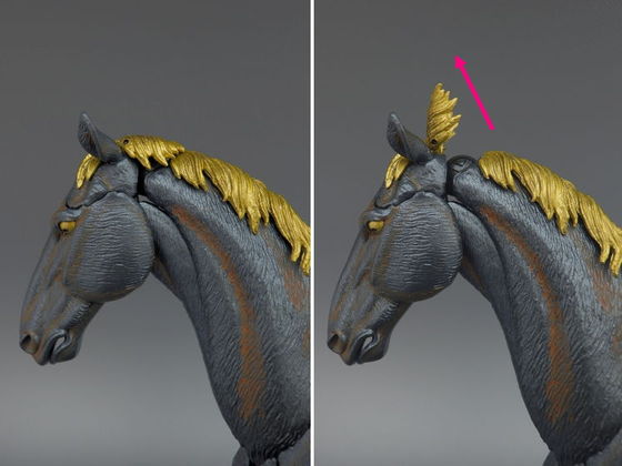 海洋堂 KT Project KT-007 タケヤ式自在置物 馬 -鉄錆地調