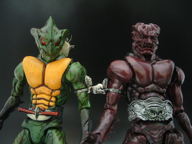 S.I.C 仮面ライダー アマゾン&十面鬼ゴルゴス セット 82] S.I.C. Limited Jumenki Gorgos & Pre-Amazon Toei Hero Net