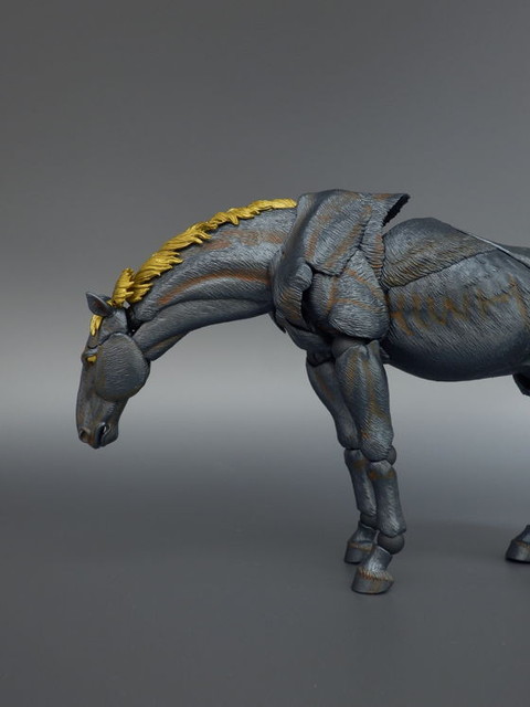 海洋堂 KT Project KT-007 タケヤ式自在置物 馬 -鉄錆地調-（可動性能