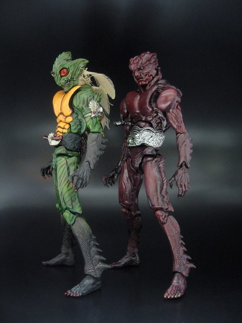 S.I.C 仮面ライダー アマゾン&十面鬼ゴルゴス セット レビュー】 バンダイ 東映ヒーローネット S.I.C. 十面鬼