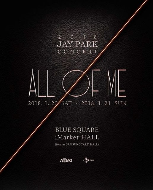仮予約】2018 JAY PARK～パク・ジェボム～コンサート「All Of Me