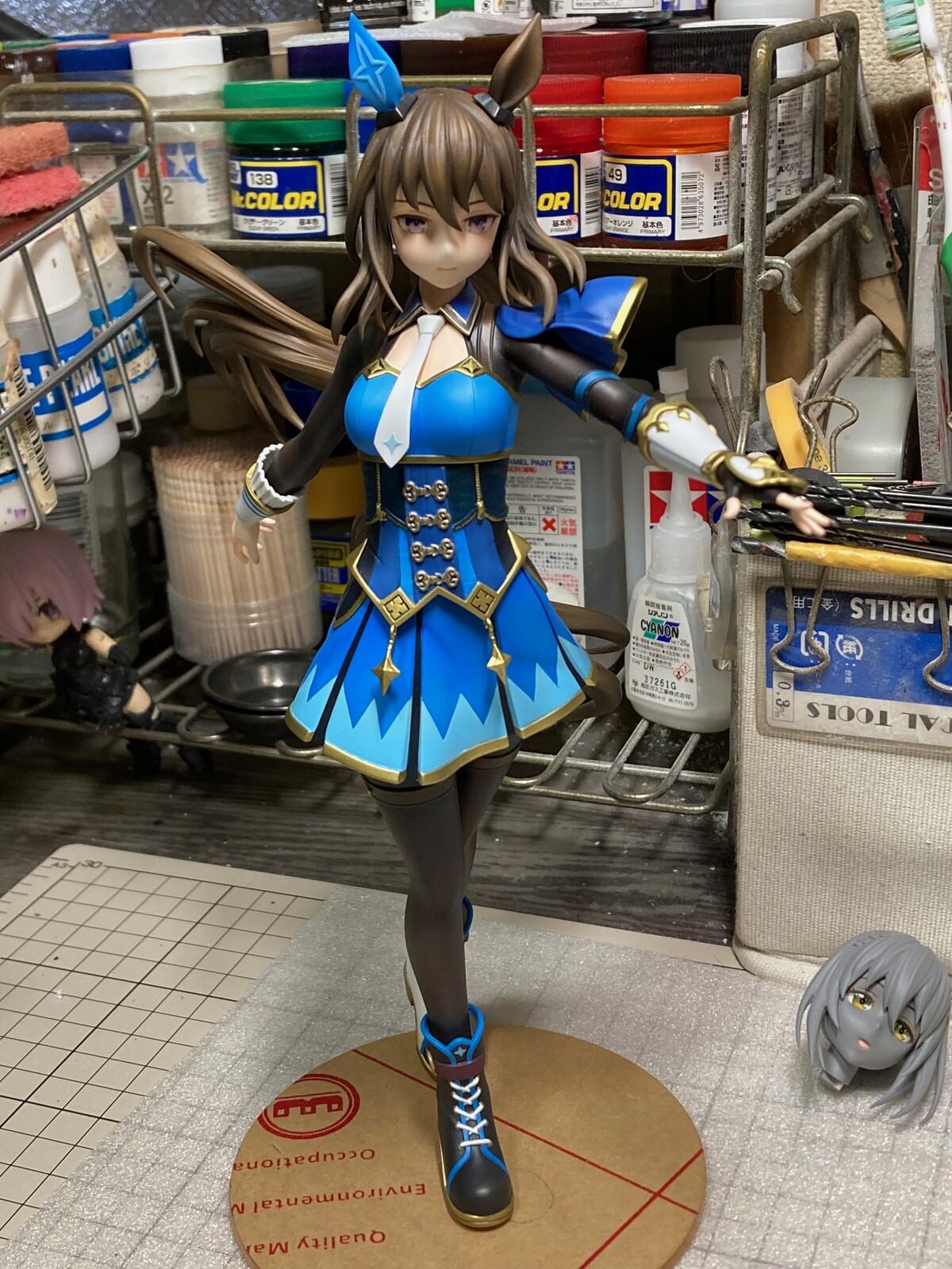 アドマイヤベガ ” ~ 仮組み&塗装 ~ : フィギュアとか、なんかそんな