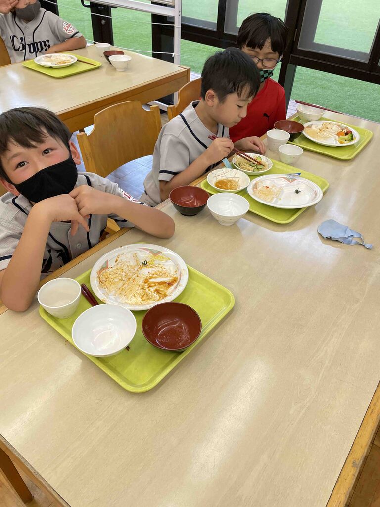 夕食2🍴 2021年夏合宿Cコースさしま少年自然の家