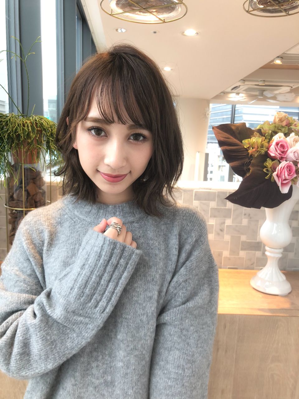 前髪カットがうまい美容師 徳永利彦 抜け感のある前髪が可愛いレイヤーボブスタイル Tokunagatoshihikoのblog