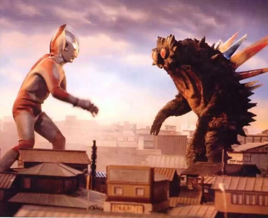 夕陽とウルトラマン のスチール 特撮つれづれの記