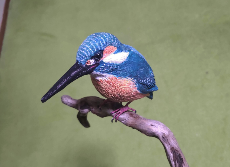 カワセミ・カービングを作ってみた♪ : 野鳥日記 Ⅱ