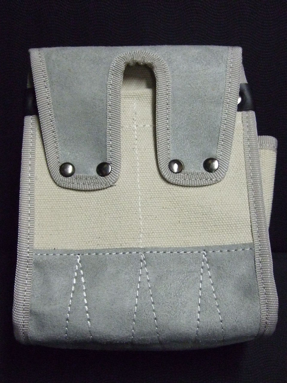 侍black Srbシリーズ 帆布電工腰袋 小 つばきもでる