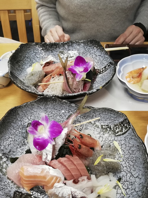 ㉒お造りは本当に美味しかった！