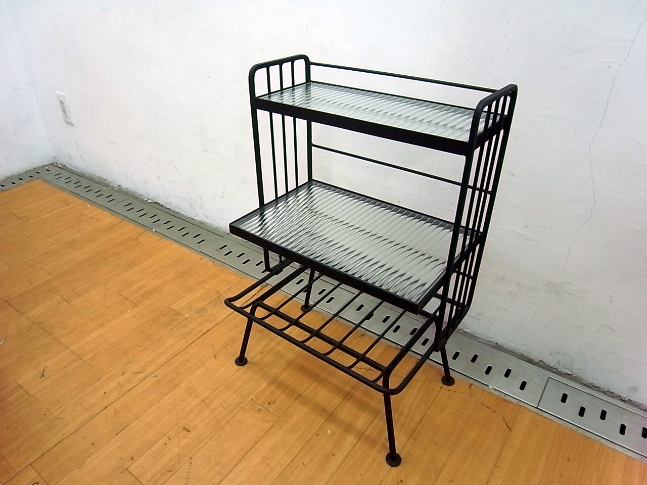 unico ウニコ STELLA ステラ スモール シェルフ ガラス アイアン