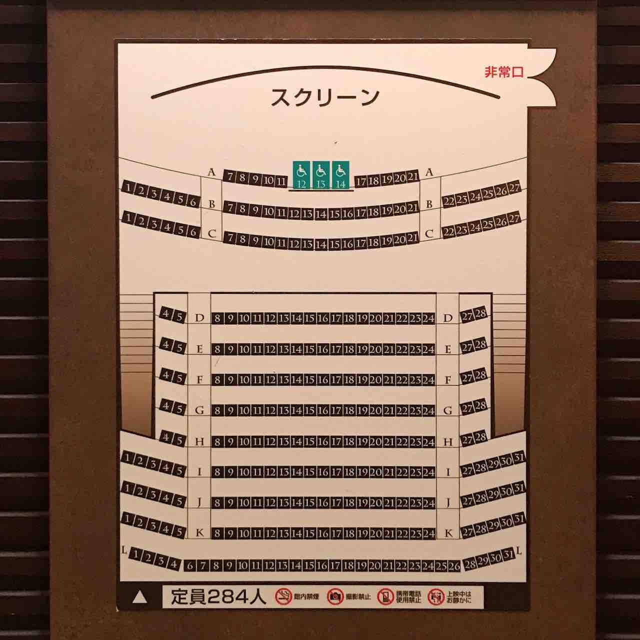川崎チネチッタ Cine5 座席表のおすすめの見やすい席 トーキョー映画館番長
