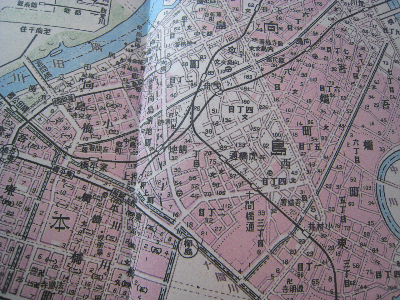 激レア地図 東京戦災焼失区域表示図 【公式通販】