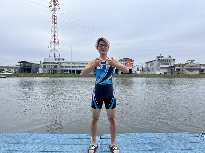 東工大「クルー紹介」写真(男子シングルスカル)