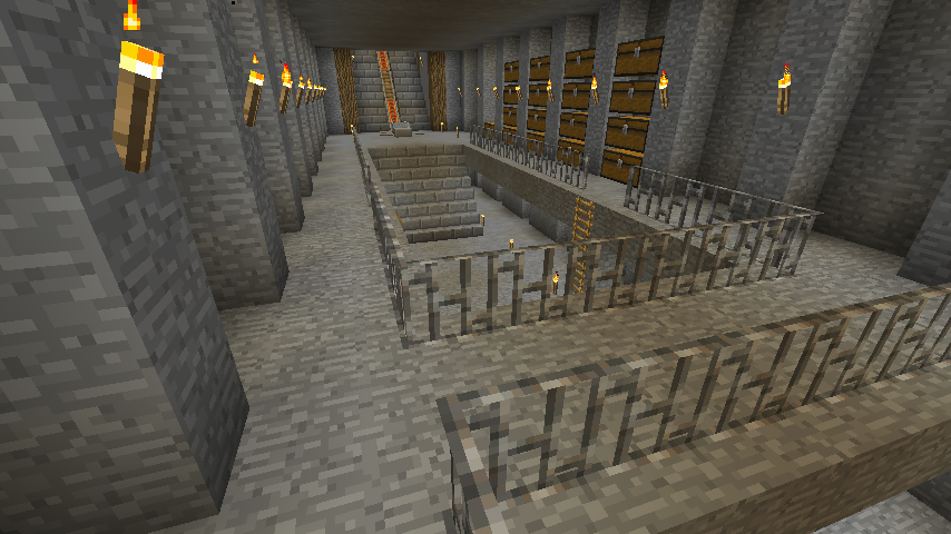 Minecraft ブランチマイニング場の整備 とるそんのマインクラフト活動記 Minecraft ブランチマイニング場の整備 とるそんのマインクラフト活動記