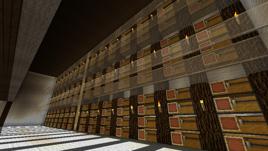 Minecraft 巨大倉庫の建設 とるそんのマインクラフト活動記