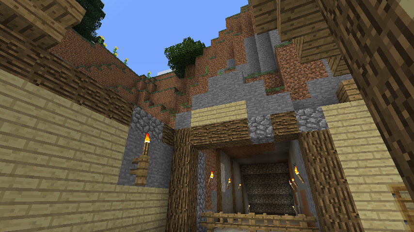 Minecraft 焼けた家の修復 とるそんのマインクラフト活動記