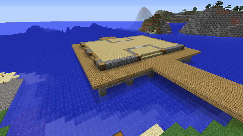 Minecraft 水上ハウスを作る とるそんのマインクラフト活動記 Minecraft 水上ハウスを作る とるそんのマインクラフト活動記