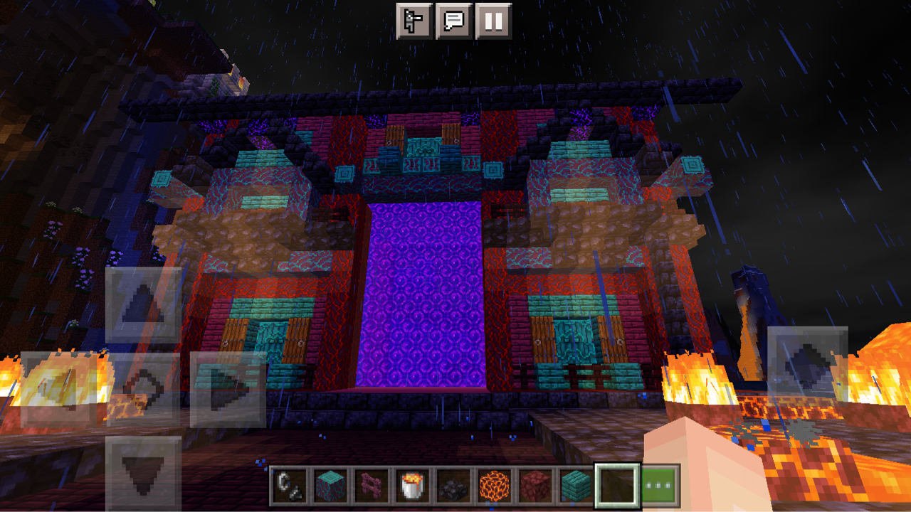 マインクラフト ネザー門 地獄門編 マインクラフト 中途半端日記