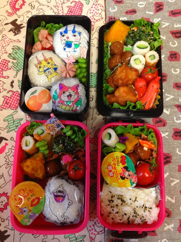 子ども達お弁当 かあちゃんの日常