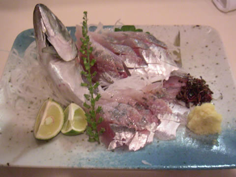 鯵とボラで夏の名残を 食工房 とび田 江東区 千田 Greedy Tonics