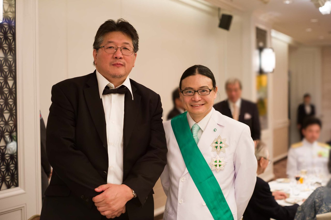 苫米地英人の聖マウリツィオ・ラザロ騎士団大十字騎士叙任