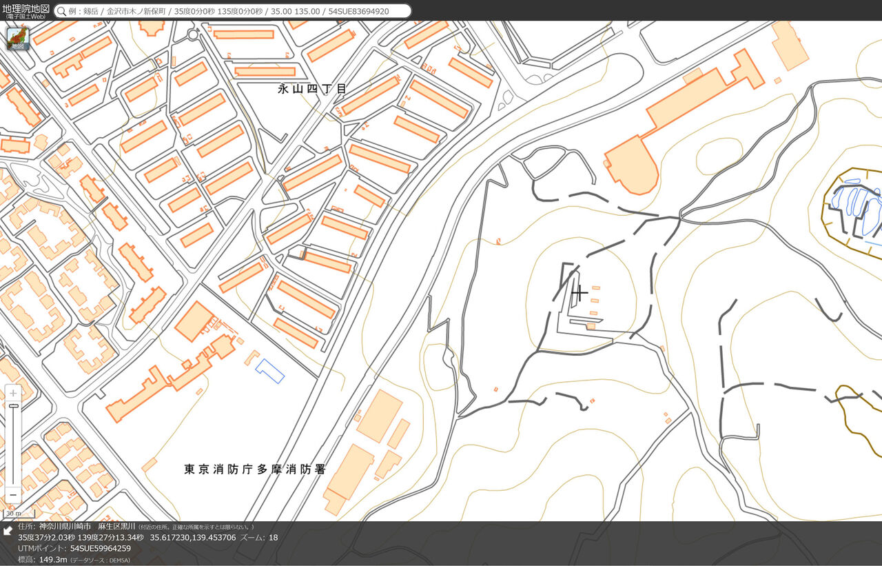 水道局標高149m2500