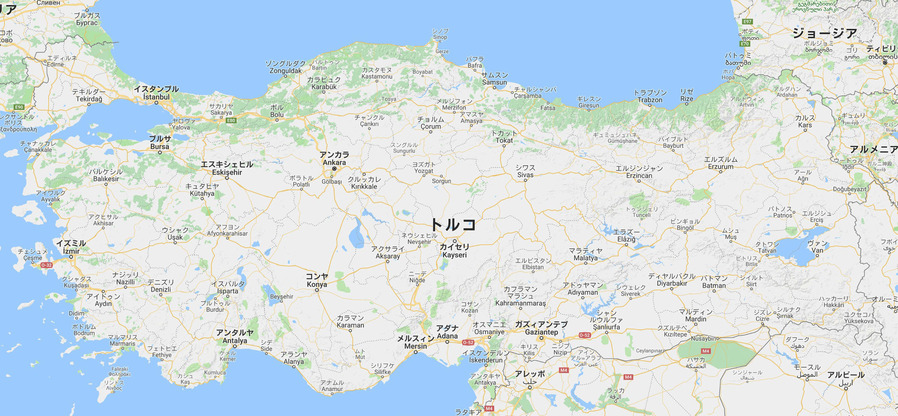 トルコ地図a