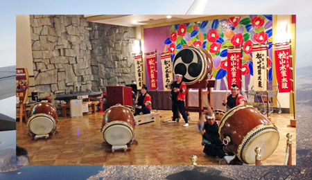 水軍太鼓実演 椿館450のコピー