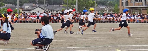 0小1・2徒競走500