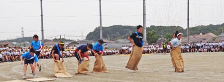 0部活動対抗リレー450