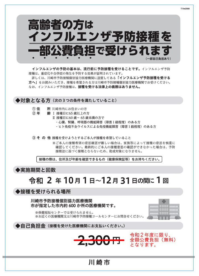 インフルエンザ予防700