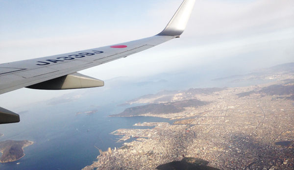 JALから見た瀬戸内海600