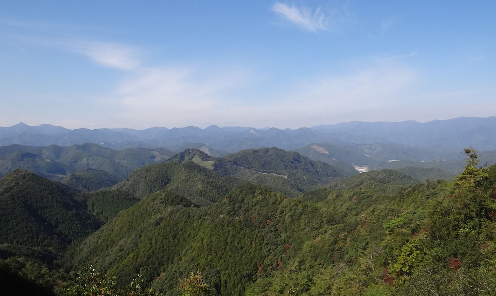 0百間ぐらからの山々1000