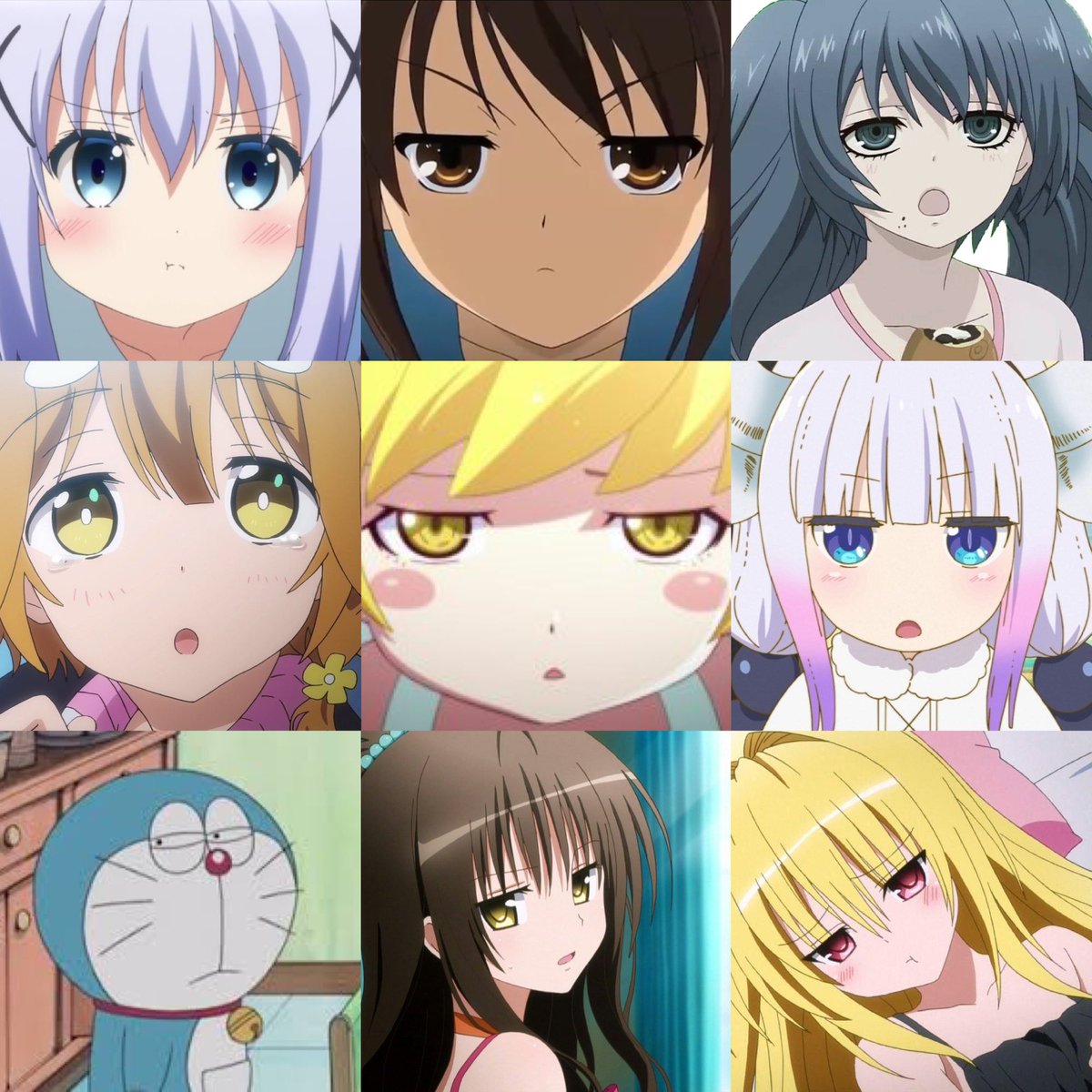 ジト目が可愛いアニメキャラ【2ch】 : とまとニュースまとめ速報