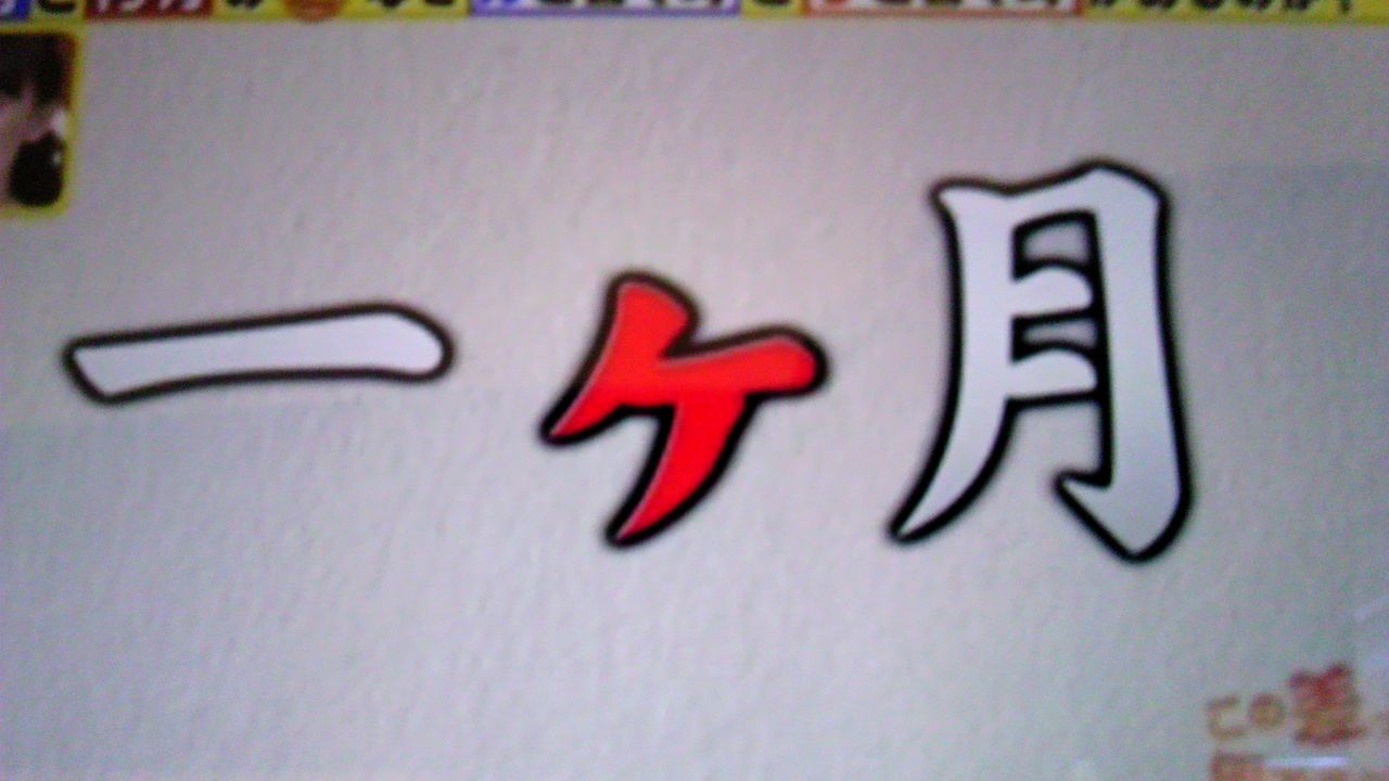 一カ月と1ヶ月の差 なぜカと書く時とヶと書く時があるのか 蜻蛉の一人言