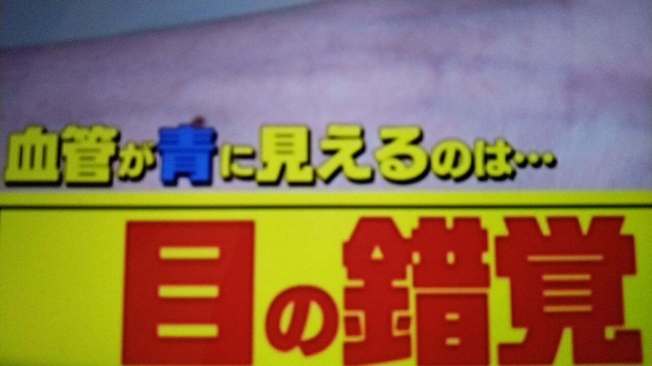 血管が青に見えるのは 目の錯覚 蜻蛉の一人言 血管が青に見えるのは 目の錯覚 蜻蛉の一人言