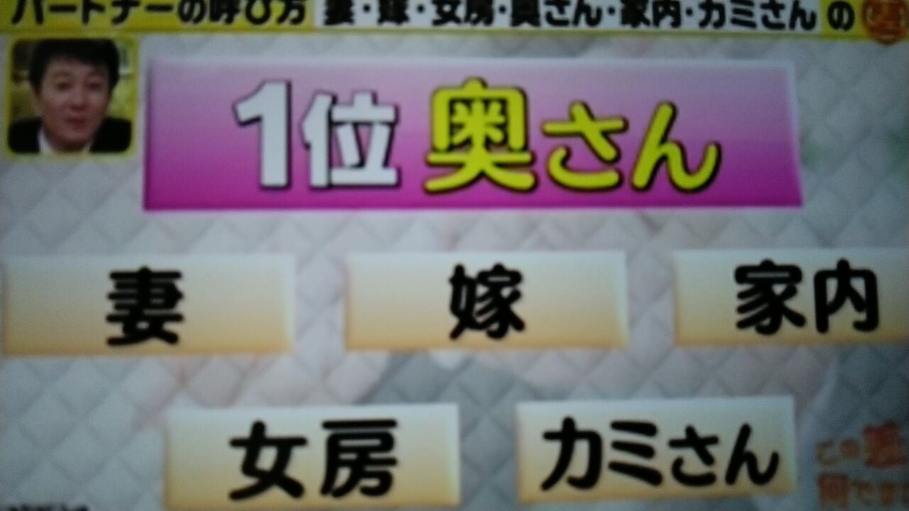 パートナーを紹介する時の呼び方の差 蜻蛉の一人言