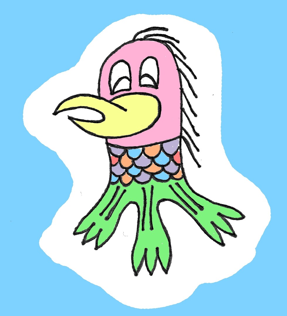 アマビエを描いてみた とんぼ草 アマビエを描いてみた とんぼ草