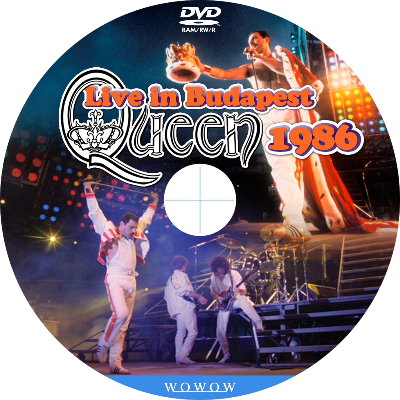 クイーン ライブ イン ブダペスト 86 Tomiio15音楽ライブdvd Blu Rayラベル