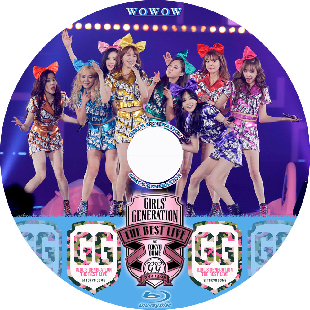 少女時代 The Best Live At 東京ドーム Tomiio15音楽ライブdvd Blu Rayラベル